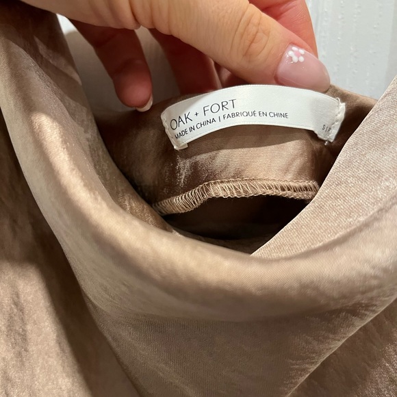 Oak and Fort Cowl Neck Midi Slip Dress - Picture 3 of 3